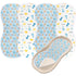 YSSPPOY 4 Packs Peanut Changing Pad Cover, 4-Layer Thickened Changing Pad Liner Waterproof