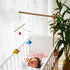 Wooden Baby Crib Mobile Arm, Beech Wood, Adjustable Mounting Bracket, Rotatable