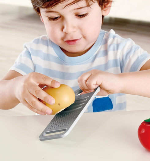 Set Hape Cooking Essentials Toy | Play Food Cutting Vegetables for Kids, Wooden Food Kitchen Accessory Toys