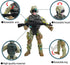 SCAHOW 6pcs 3 4 5 6 7+ Playsets Military Action Figures, Soldier Toys for Year Old Boys, Amy Men Action Figures