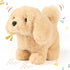 Hopearl Walking Dog Golden Retriever Interactive Electronic Pet Plush Toy Puppy with Moving Head for Toddlers
