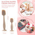 Baby Diaper Cream Spatula, 2 Pack Silicone Applicator, Full-Size + Mini Butt Paste Spatula for Newborns (Blue)