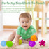 Baby Sensory Toy - Infant Squeeze Ball Texture Multi Massage Soft Balls Set, 6 Pieces