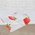 2 Pcs Strawberry Tablecloth, Plastic Table Covers 87 x 51 Inches for Birthday Party Supplies