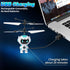 6-8 9 10 11 12+ Flying Robot Toys for Kids, Flying Ball Hand Operated Drones with LED Light Indoor Rechargeable Mini