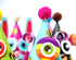 Glittery Garden 24 Pcs Party Hats - Birthday Activity Kit with Stickers for Kids Fun Arts & Crafts