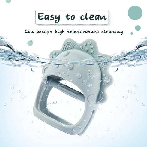 Baby Teethers 0-6 Months, BPA Free Chewing Toys, Easy-to-Grasp Shapes for Sensory Exploration and Itching Relief