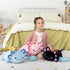 MaoGoLan 4Pcs Giant Axolotl Plush Set, 23.5" Ultra Soft Stuffed Animals with 3 Babies, Gift for Kids & Teens