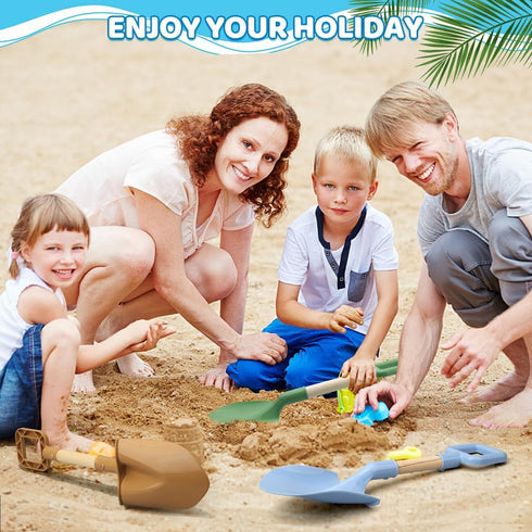 16inch/40cm (3PCS) Dilabnda Kids Beach Sand Shovels, Sand Shovels for Garden, Large Beach Snow Spade Scoop for Kids