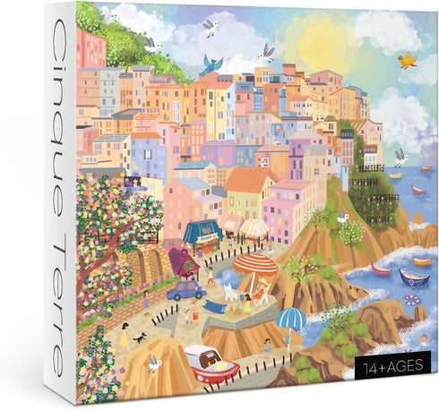Cinque Terre - Italian Puzzles for Adults - Park City Jigsaw Puzzles 1000 Pieces, Florence Italy Wall Art