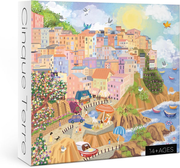 Cinque Terre - Italian Puzzles for Adults - Park City Jigsaw Puzzles 1000 Pieces, Florence Italy Wall Art