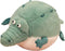 17.7'' Alligator Stuffed Animal, Funny Plush Toy, Chubby Crocodile Body Pillow, Unique Fat Crocodile for Kids Birthday