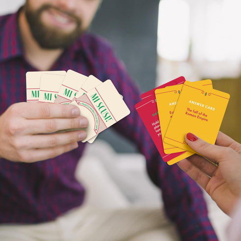 Hilarious Italian Family Card Game - Mi Scusi Party Game for Ages 17+, 4-10 Players