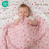 4 Pack Blankets,100% 47 47 inches, david's kids Baby Muslin Swaddle Cotton and Ultra Soft Breathable Receiving Blanket
