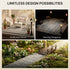REDUCIO! 1/12 50pcs, Dollhouse Flooring, Miniature Pavement Bricks, Scale Accessories, Mini Bricks for Landscaping