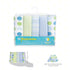 Spasilk Washcloth Wipes Set, Pack of 10, Soft Terry Washcloths for Newborn Boys and Girls, Blue Dots