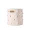 Pehr Pom Pom Basket, Bin (Blush) | 100% Cotton Canvas Storage for
