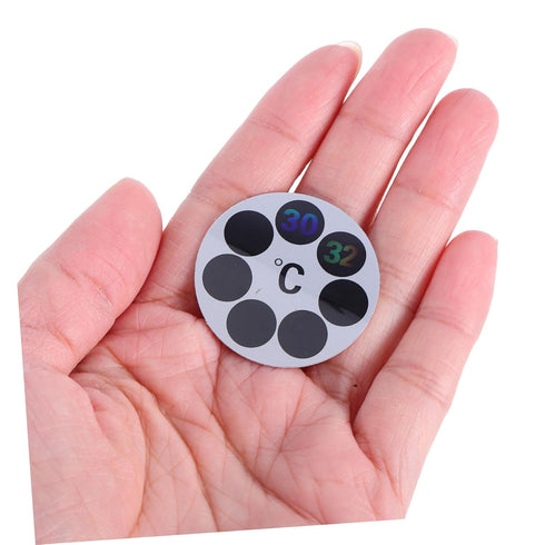 HAKIDZEL 8pcs Bath Temperature Stickers Water Temperature Gauge for Tub LCD Color Changing Accurate Measurement