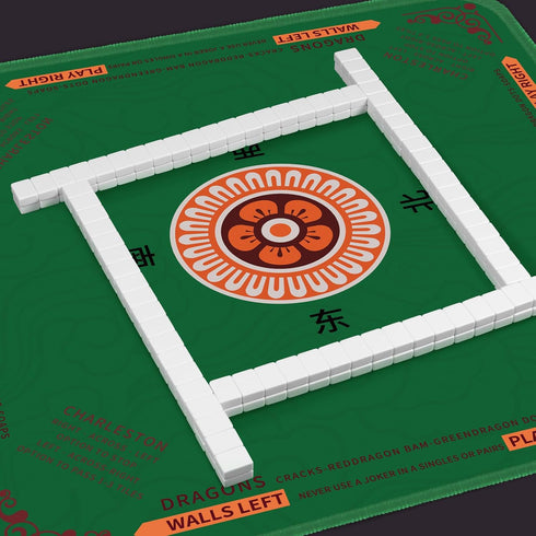 SiDreea 32.432.4 Inch Mahjong Mat, Noise Reduction Anti-Slip Mahjong Mat for Table, Mahjong Table Mat for Poker, Card