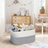 Extra Large Storage Basket, 22.8" X 14.9" X 11.8" Rectangle Woven Cotton Rope Basket for Laundry