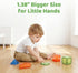 JINHUDIE (1.38 inches) 3D 1-3 4-8, Magnetic Building Blocks Magnetic Tiles - Building Blocks for Toddlers & Kids Ages