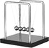 Newton's Cradle Balance Pendulum 5 Balls, Wooden Base Kinetic Toys for Kids and Adults, Office Desk Décor