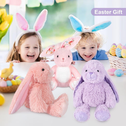 SuzziPals Heatable & Coolable Bunny Stuffed Animal, Microwavable Heating Pad Stuffed Animal for Soothing & Relaxation