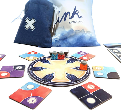 8+, 1-4 30-60 Ink Board Game - Create Stunning Paintings, Art-Themed Strategy Game for Families, Kids & Adults, Ages