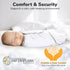 Mama Cheetah Organic Baby Swaddle Blanket, Adjustable Newborn Sleep Sacks, Easy Swaddles for Boys and Girls 0-3 Months,
