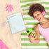 Summer Wet Dry Bag, Wet Bag for Swimsuit, Travel, Beach, Pool, Diapers, Dirty Yoga Gym Clothes, Makeup Bag, Sea Waves