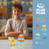 PLUS PLUS 3D Puzzle Building Block Set, 70 Mini Interlocking Pieces - Fun Holiday Activities for Kids