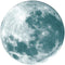 Glow in The Dark Moon Wall Decals, 11.8 Inch Luminous Sticker, Perfect Ceiling or Wall Decor for Kids' Bedroom