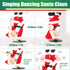 SdeNow Singing Dancing Inverted Rotating Santa Claus Christmas Animatronics Musical Breakdancing Santa Electric
