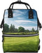 DWVTSLH Golf Course Lawn Diaper Bag Backpack Multifunction Nappy Bags Waterproof Mummy Backpack