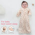 2 Pack 2 Transitional Baby Swadding Sacks with Arms Up Length Sleeves & Mitten Cuffs, Sleeping Sack Bag Ways Zipper