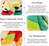 2PCS Cute Parrot Stuffed Animal Plush Bird Toy, 7.9" Doll Gifts for Girls Boys