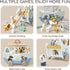 1 1-3 Joyreal Wooden Noah's Ark Toy for Year Old Baby Boy and Girl Baptism Gift - Neutral Color Montessori Educational