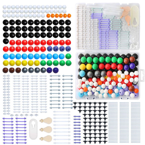 LINKTOR Chemistry Molecular Model Kit (444 Pieces), Student or Teacher Set for Organic and Inorganic Chemistry