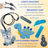 6 Pack Chew Necklaces for Sensory Kids, Sensory Toys for Kids with Autism, ADHD, SPD, Chewy Necklace for Anxiety