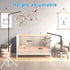 Quynhni 56-78", 180, Baby Crib Mobile Arm, Mobile Hanger for Crib, Adjustable Height Top Can Rotate Suitable for Baby