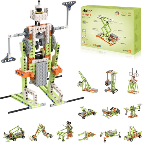 14 in 1 STEM Robotics Kit, Science Experiments for Kids Age 8-12, DIY Robot Building Kits for Ages 8-12 Years