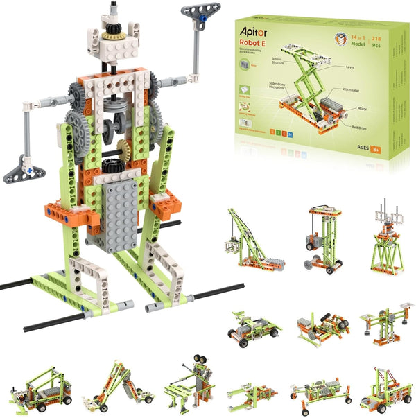 14 in 1 STEM Robotics Kit, Science Experiments for Kids Age 8-12, DIY Robot Building Kits for Ages 8-12 Years