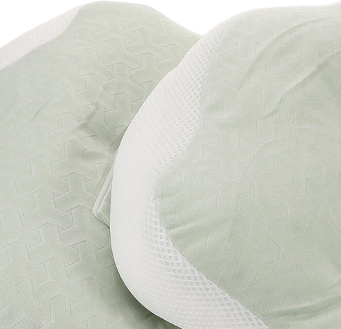 Kisangel Maternity Pregnancy Pillow for Side Sleeping with Belly and Hip Support, Soft Full Body Cushion for Pregnant