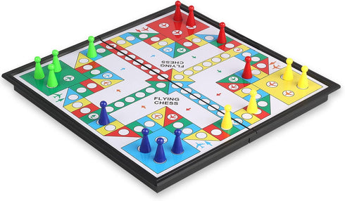 Andux Foldable Magnetic Flying Chess, Portable Board Game Set CXYXQ-03 (M)