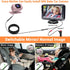 Rohent 1080P 360 150 0-5, Car Baby Monitor for Baby Girls - HD, Adjustable, Night Vision, Wide-Angle Lens, Easy
