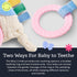 0 Itzy Ritzy - Bitzy Crinkle Sensory Toy for Babies & Toddlers Features Crinkle Sound, Soft Braided Teething Toy Ring