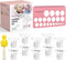 Flange Sizing Kit 3 in 1 with 10PCS Flange Inserts 13/15/17/19/21mm, Silicone