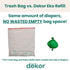 2 Count 70% Diaper Dekor MINI Refills, | ONLY Eco-Friendly Diaper Pail Refills Made With Recycled Materials | Quicker