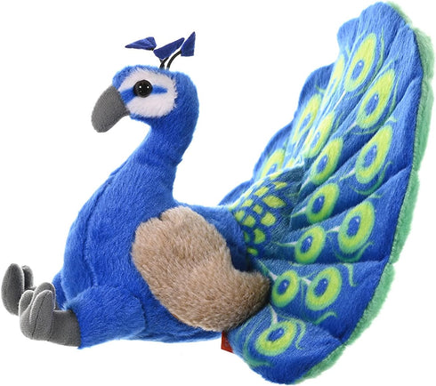 12 Inches Wild Republic Peacock Plush, Stuffed Animal, Plush Toy, Gifts for Kids, Cuddlekins