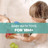 Hely Cancy Infant Bath Toys, No Hole Animal Bathtub Toys for 18 Months, Baby Bath Tub Toys